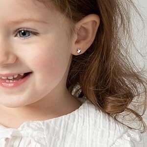 گوشواره نقره بچه‌گانه