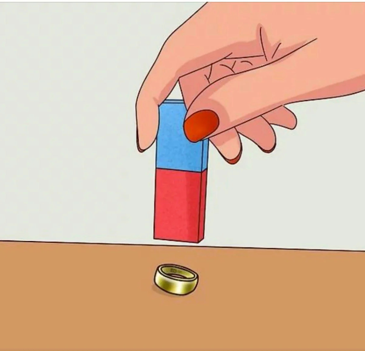 تشخیص طلای اصل با آهنربا